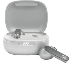 JBL Live Pro 2 TWS Wireless Bluetooth Noise-Cancelling Earbuds - Silver