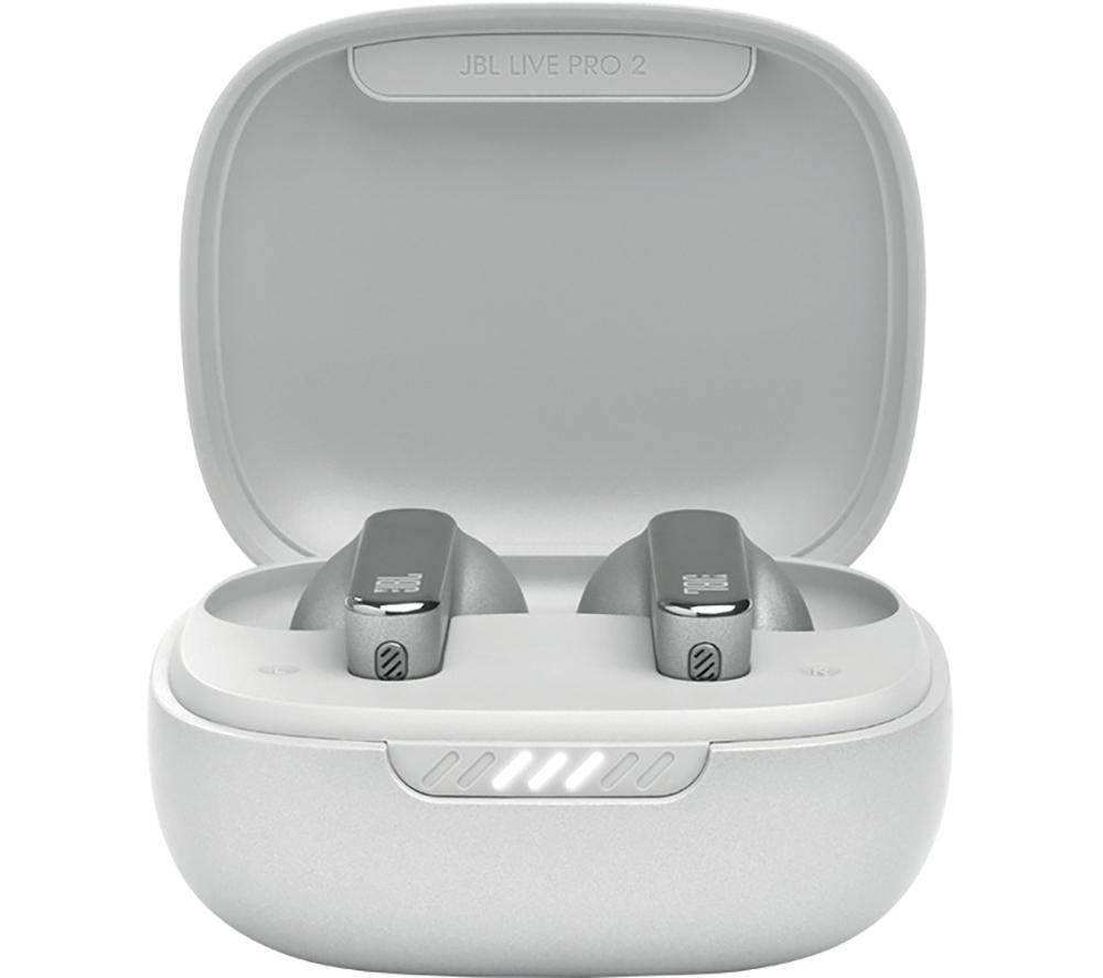 JBL Live Pro 2 TWS Wireless Bluetooth Noise-Cancelling Earbuds - Silver - image 8