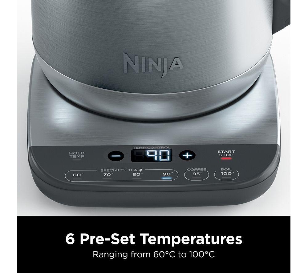 NINJA Perfect Temperature KT201UK Jug Kettle - Stainless Steel image number 3 of 9