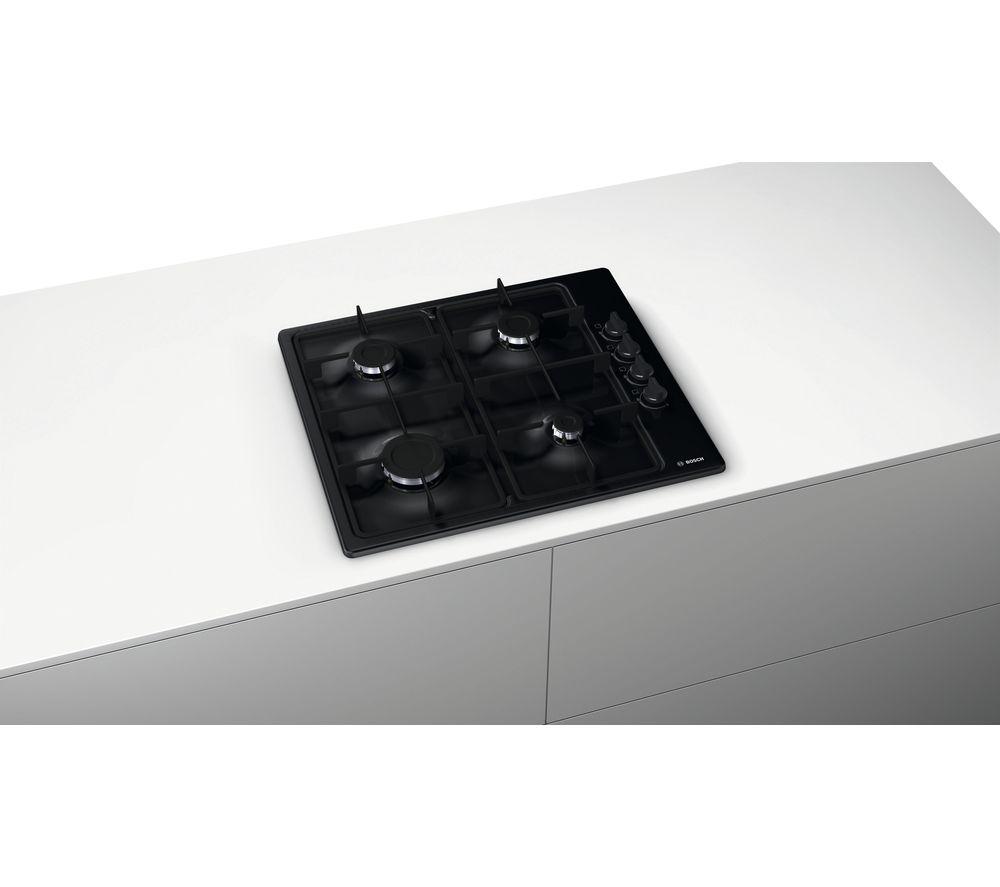 BOSCH Series 2 PBP6B6B60 58 cm Gas Hob - Black image number 3 of 4