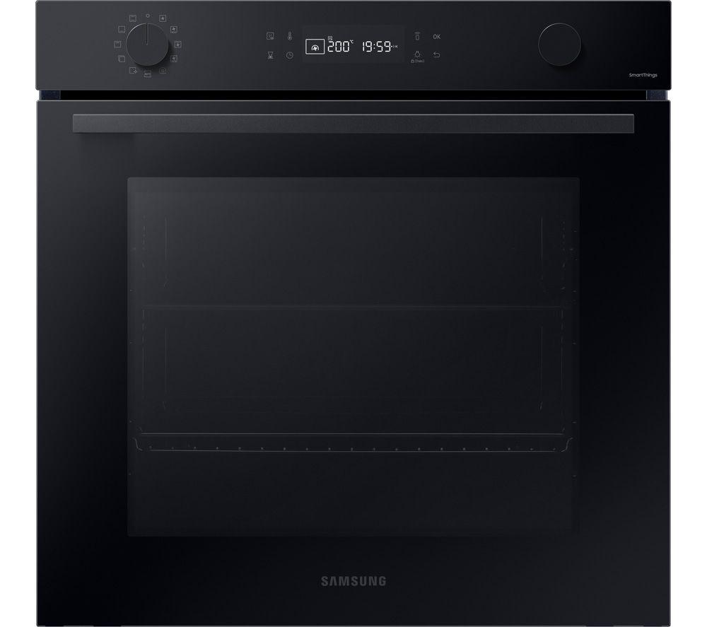 SAMSUNG Bespoke Series 4 NV7B41307AK/U4 Electric Pyrolytic Smart Oven – Black Glass, Black