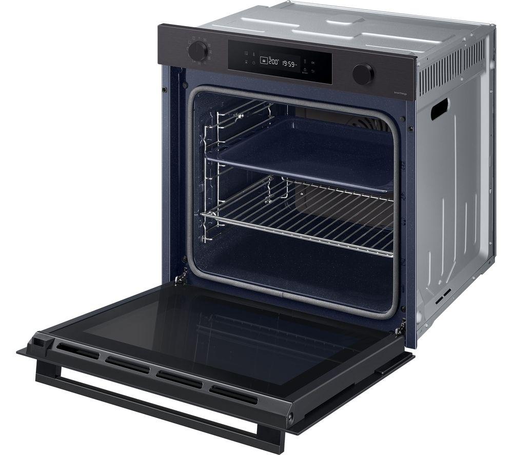 SAMSUNG Bespoke Series 4 NV7B41307AK/U4 Electric Pyrolytic Smart Oven - Black Glass image number 9 of 10