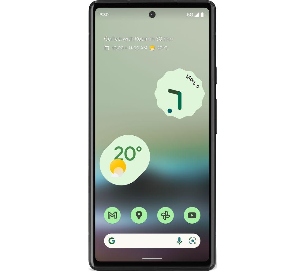 GOOGLE Pixel 6a - 128 GB, Chalk