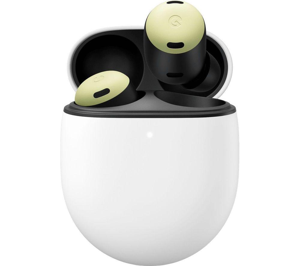 GOOGLE Pixel Buds Pro Wireless Bluetooth Noise-Cancelling Earbuds - Lemongrass, Yellow,Green