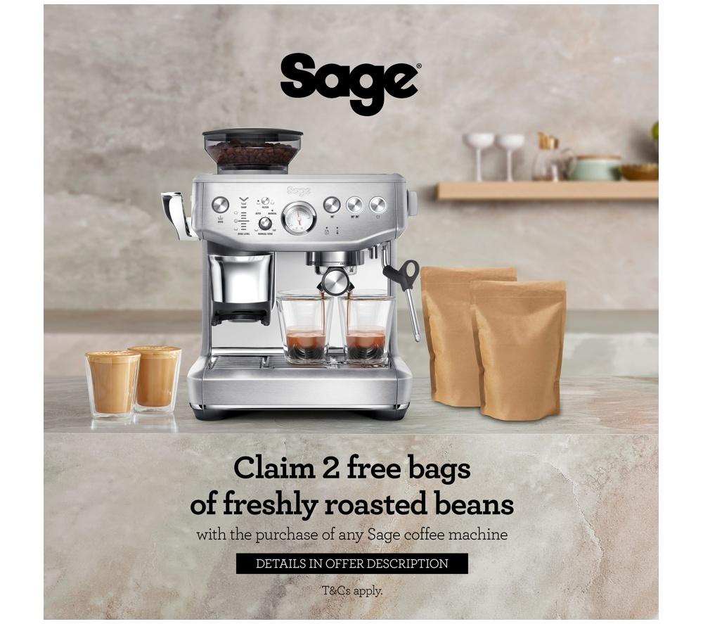 SAGE the Barista Express Impress SES876 Bean to Cup Coffee Machine - Black Stainless Steel image number 3 of 11