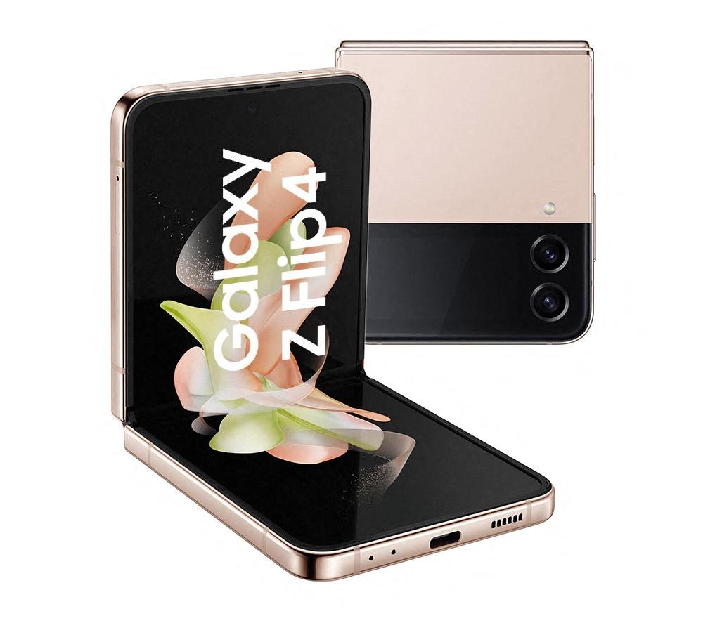 Buy SAMSUNG Galaxy Z Flip4 128 GB, Pink Gold Currys