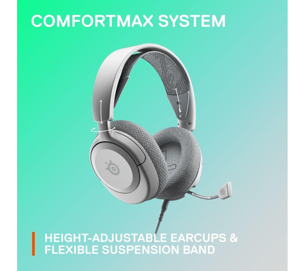 STEELSERIES Arctis Nova 1 Gaming Headset - White image number 10 of 14