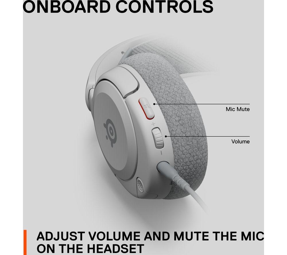 STEELSERIES Arctis Nova 1 Gaming Headset - White image number 13 of 14