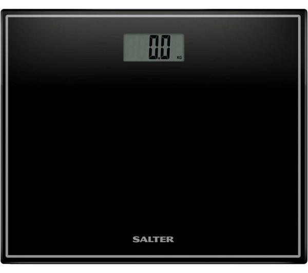 SALTER Compact Glass 9207 BK3R Bathroom Scales - Black image number 2 of 6