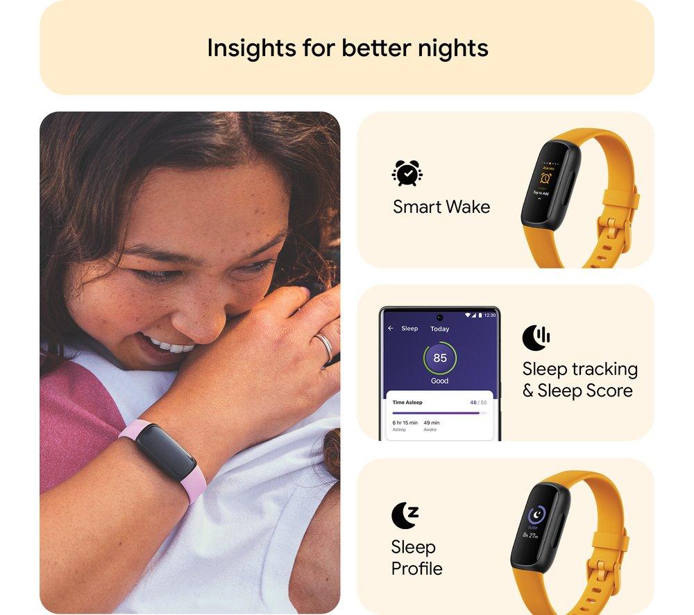 Buy FITBIT Inspire 3 Fitness Tracker - Morning Glow, Universal