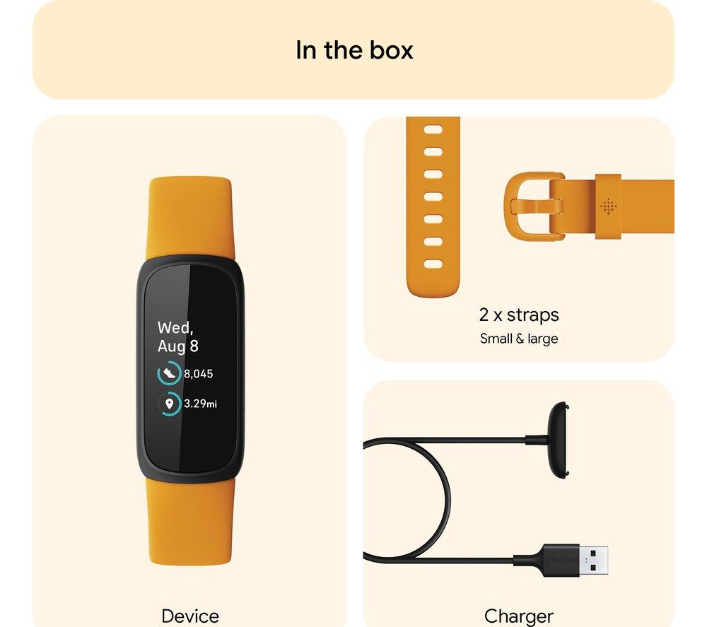 FITBIT Inspire 3 Fitness Tracker - Morning Glow, Universal image number 7 of 8