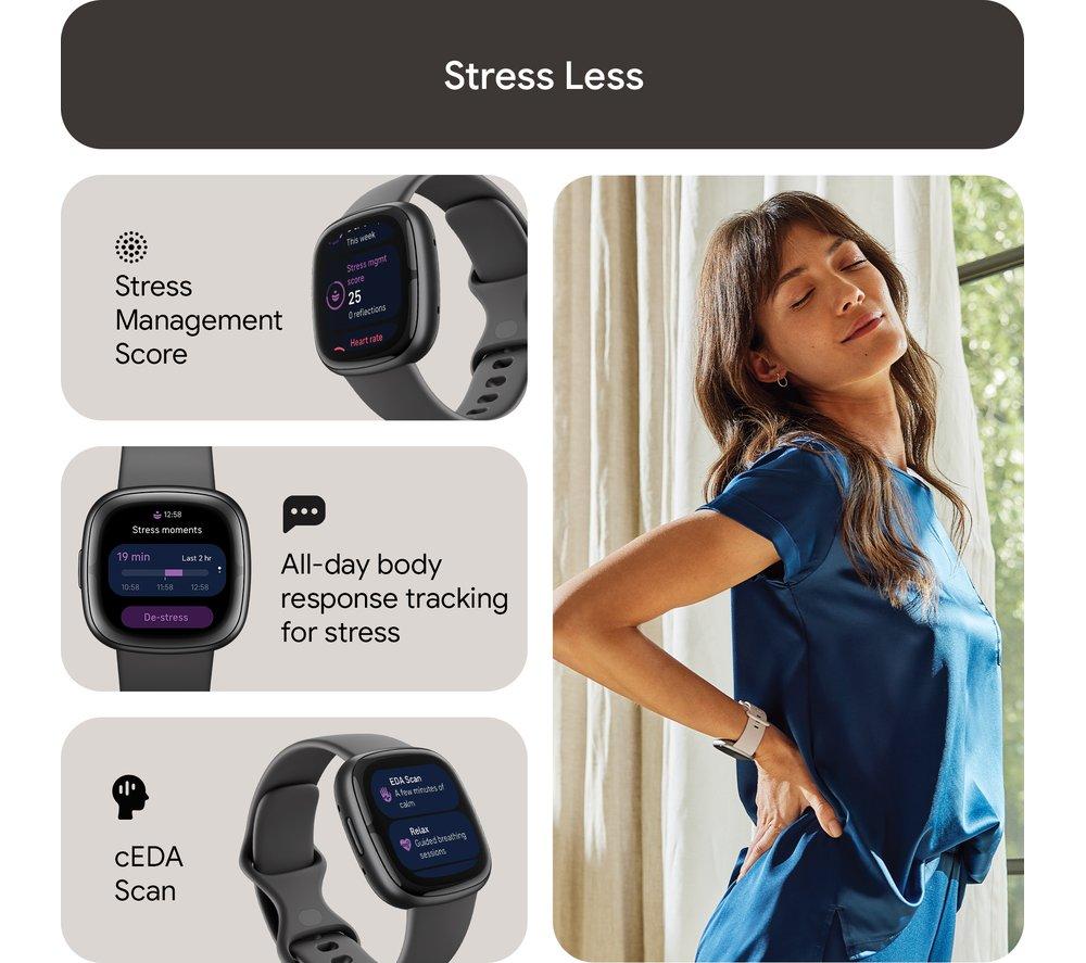 Buy FITBIT Sense 2 Smart Watch - Shadow Grey & Graphite