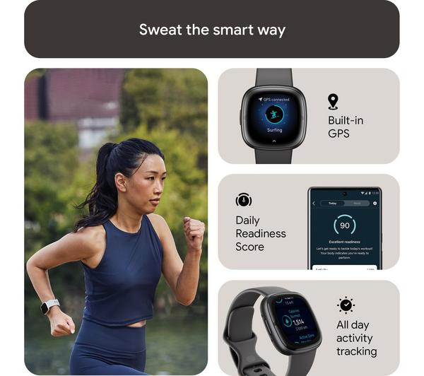Buy FITBIT Sense 2 Smart Watch - Shadow Grey & Graphite
