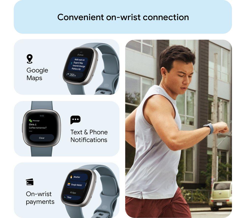 Fitbit hotsell watch blue