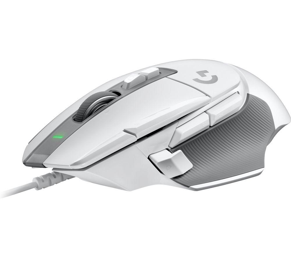 LOGITECH G502 X Optical Gaming Mouse - White, White