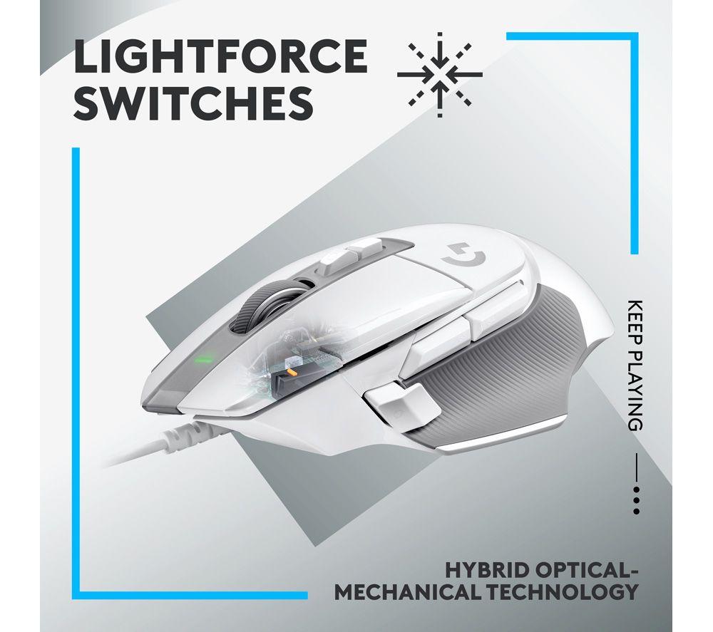 LOGITECH G502 X Optical Gaming Mouse - White image number 2 of 7