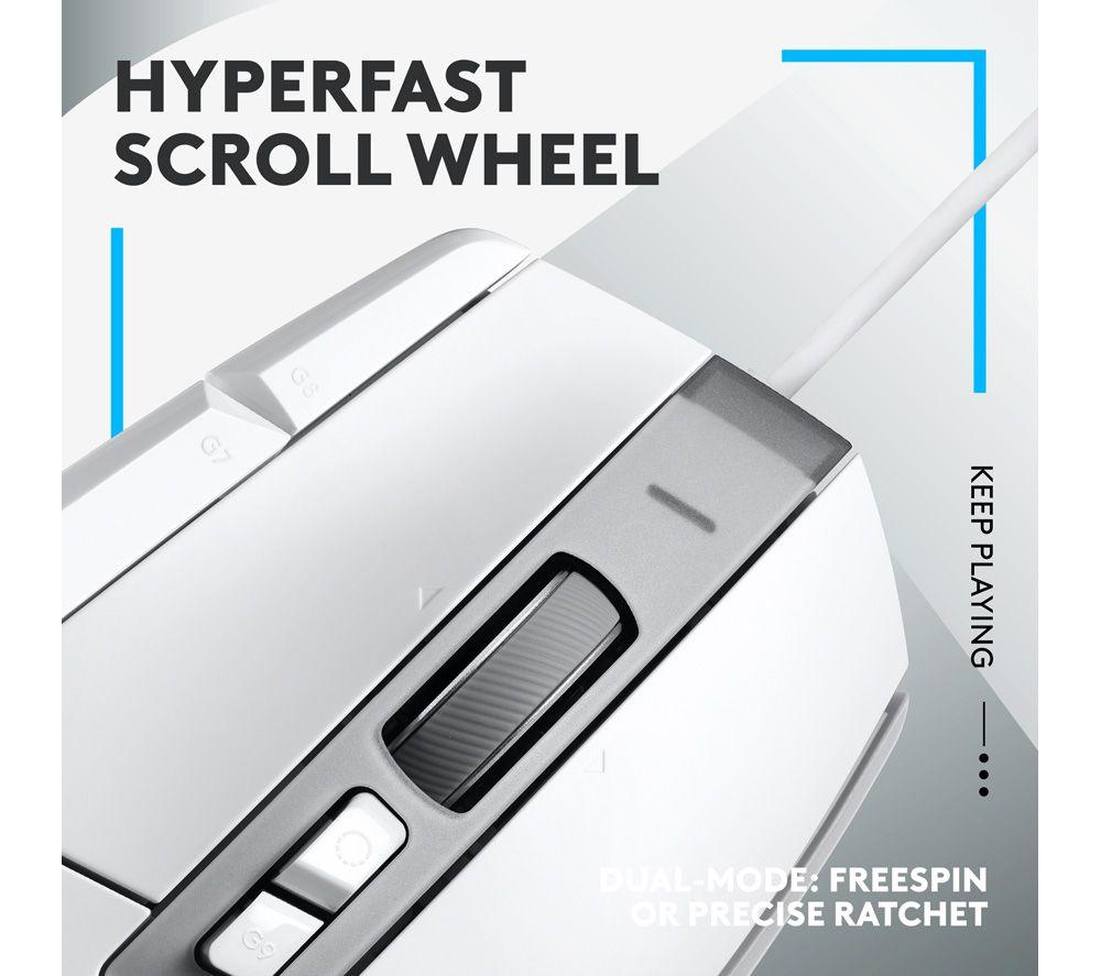 LOGITECH G502 X Optical Gaming Mouse - White image number 3 of 7