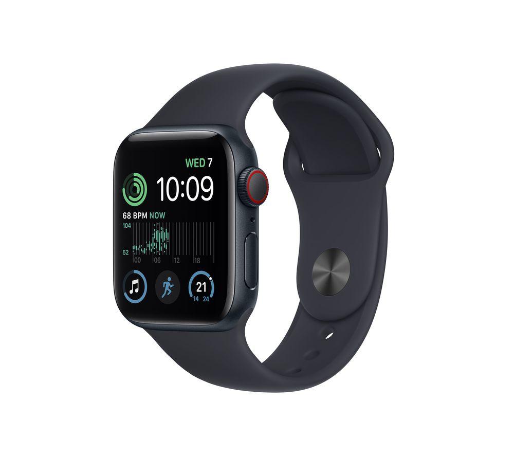 APPLE Watch SE Cellular (2022) - Starlight with Starlight Sports Band, 40 mm