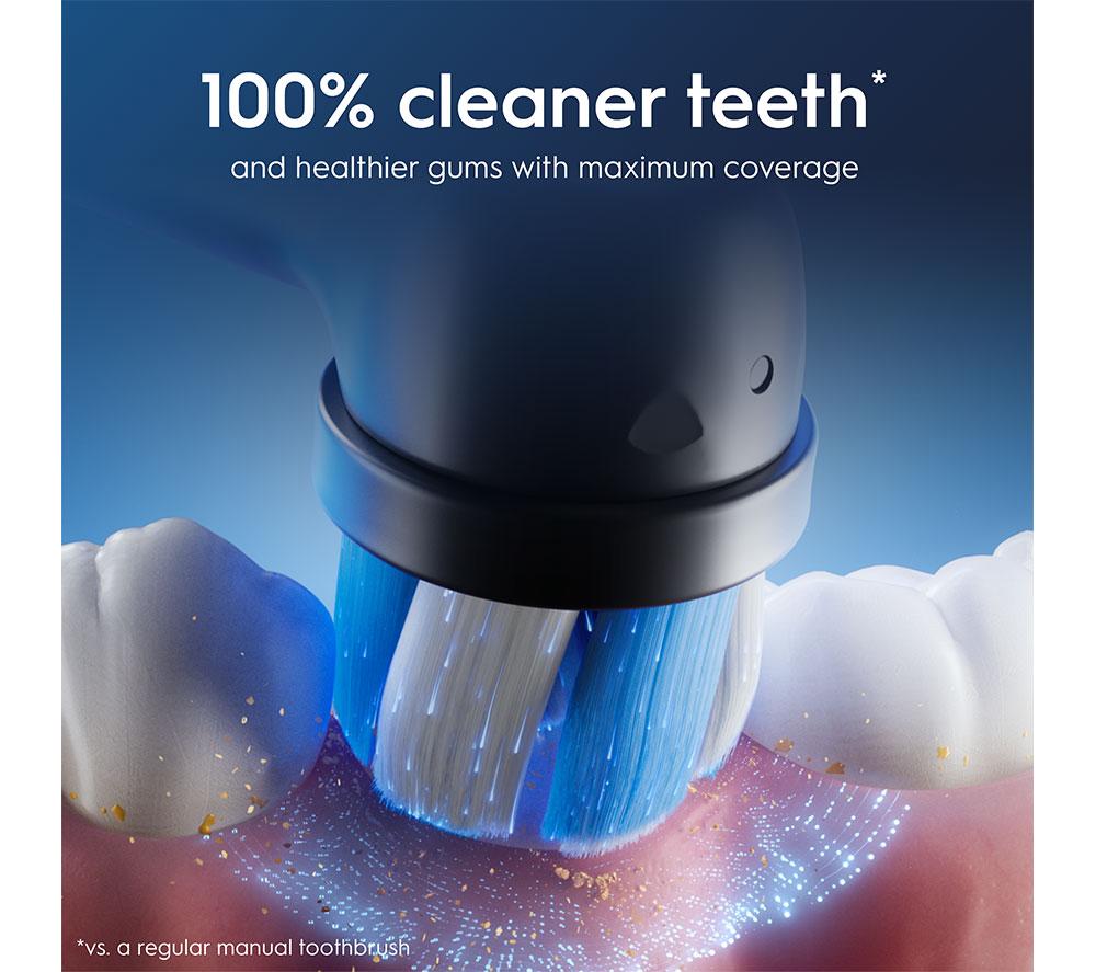 ORAL-B iO 6 Electric Toothbrush with Travel Case - Black Lava image number 5 of 12