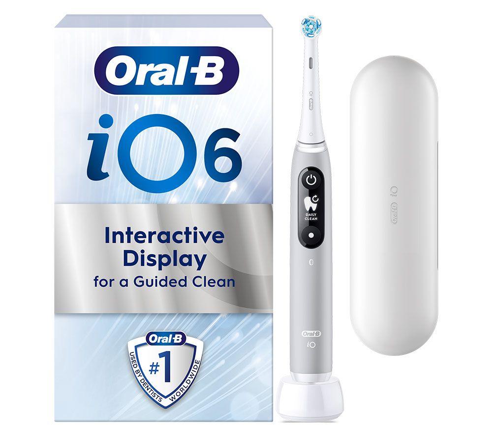 ORAL-B iO6 Electric Toothbrush & Travel Case - Grey Opal
