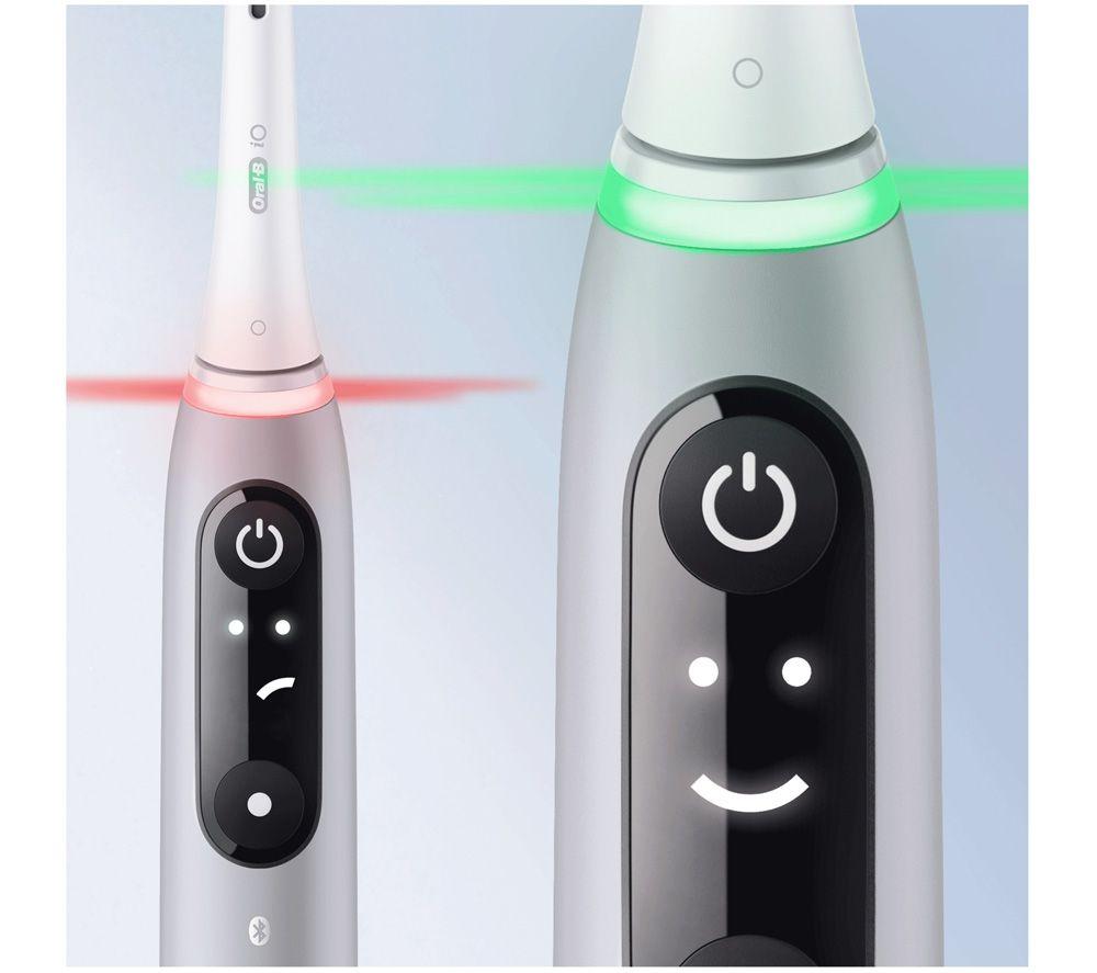 ORAL-B iO6 Electric Toothbrush & Travel Case - Grey Opal image number 6 of 27