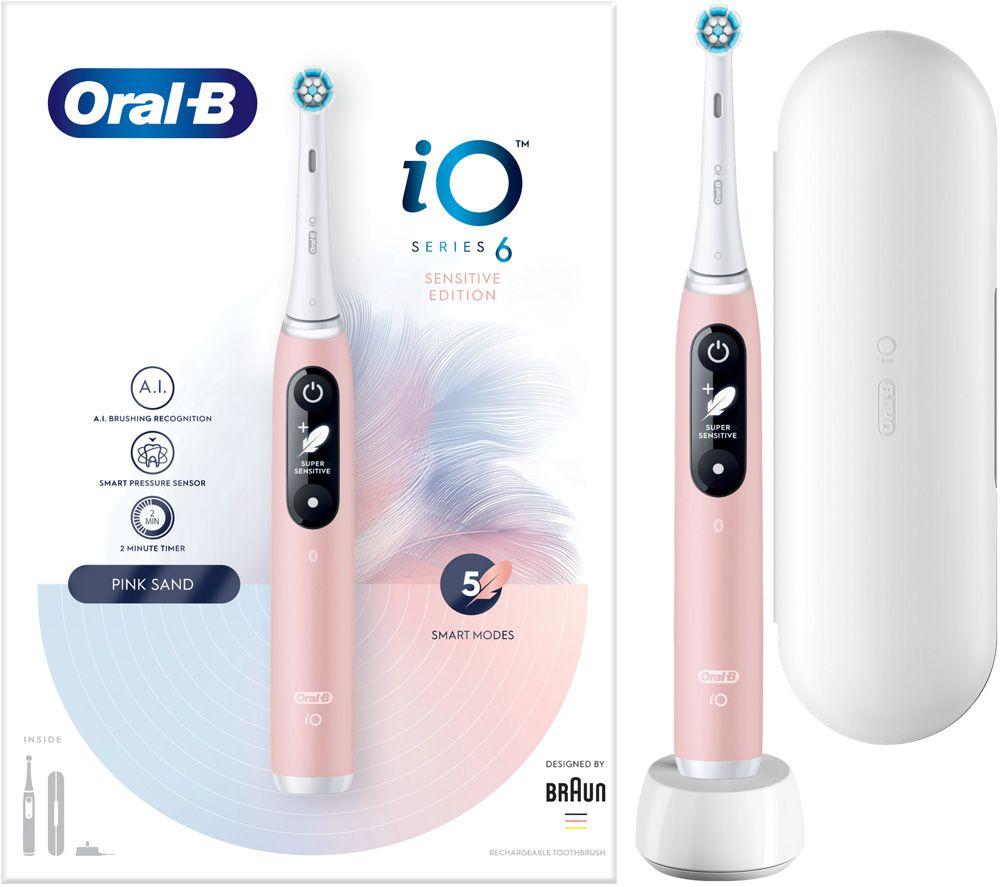 ORAL-B iO 6 Electric Toothbrush - Pink image number 2 of 20