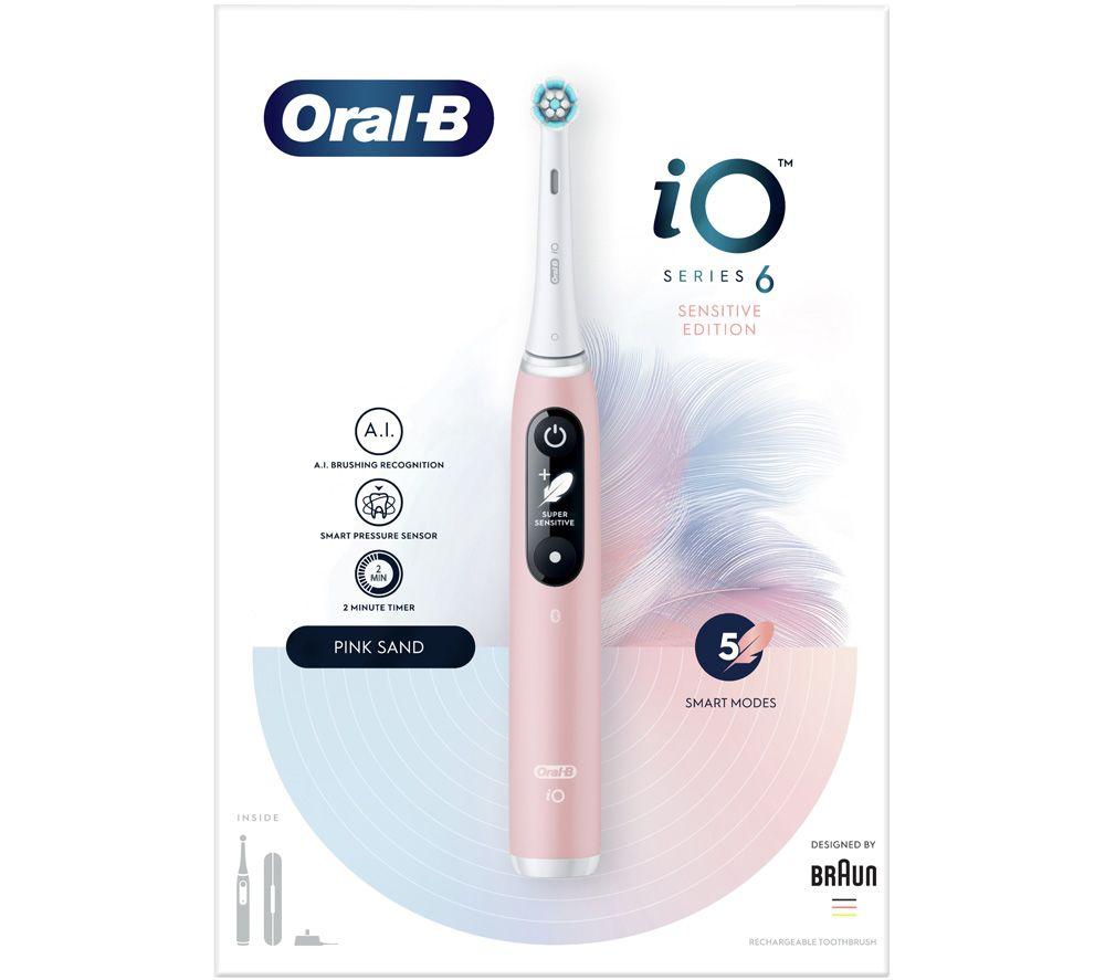 ORAL-B iO 6 Electric Toothbrush - Pink image number 4 of 20