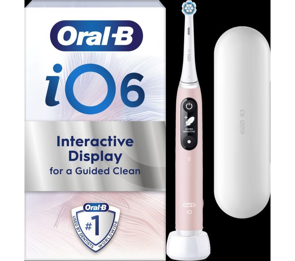 ORAL-B iO 6 Electric Toothbrush - Pink image number 10 of 20
