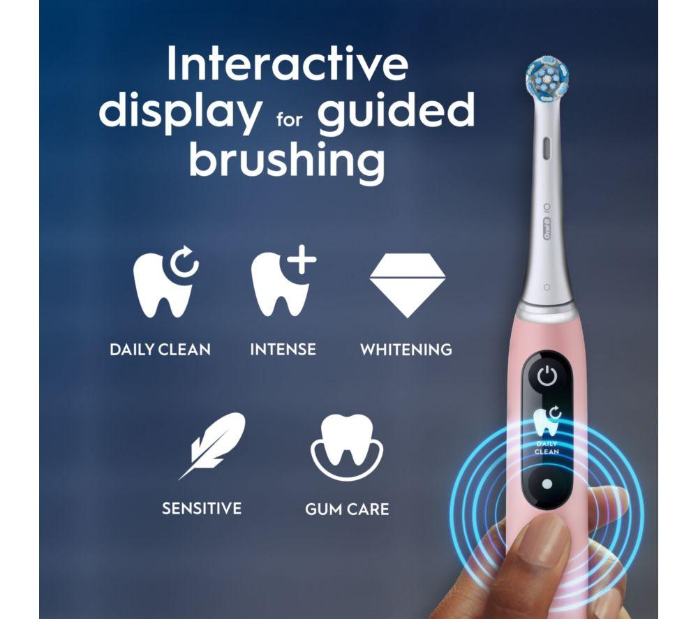 ORAL-B iO 6 Electric Toothbrush - Pink image number 12 of 20