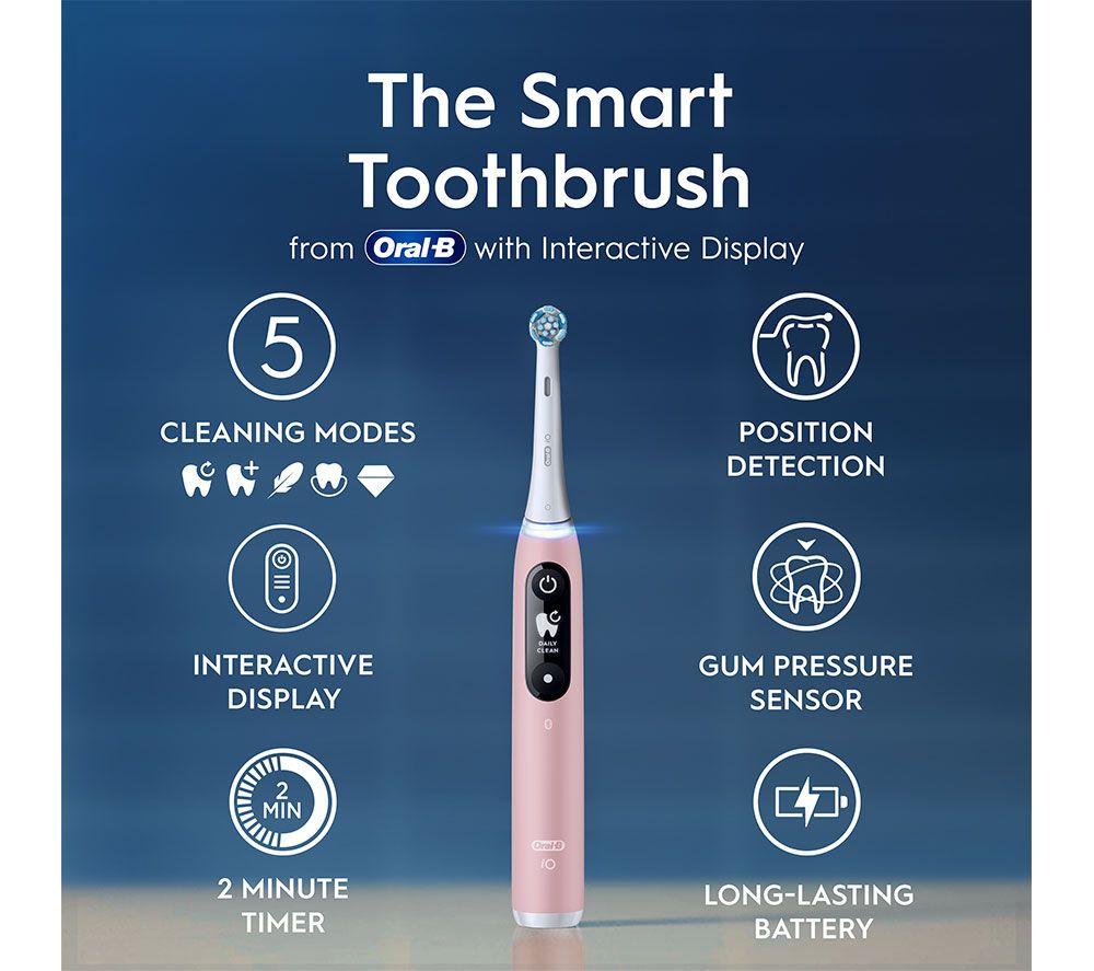 ORAL-B iO 6 Electric Toothbrush - Pink image number 16 of 20