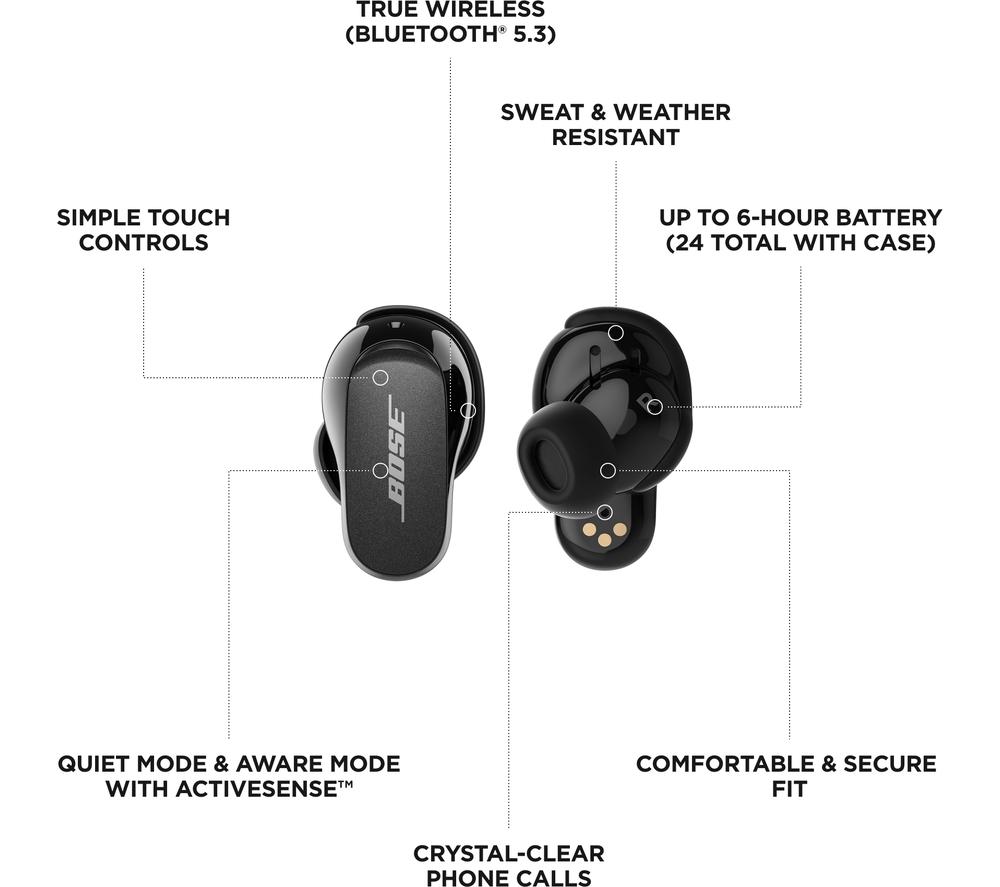 Buy BOSE QuietComfort II Wireless Bluetooth Noise-Cancelling