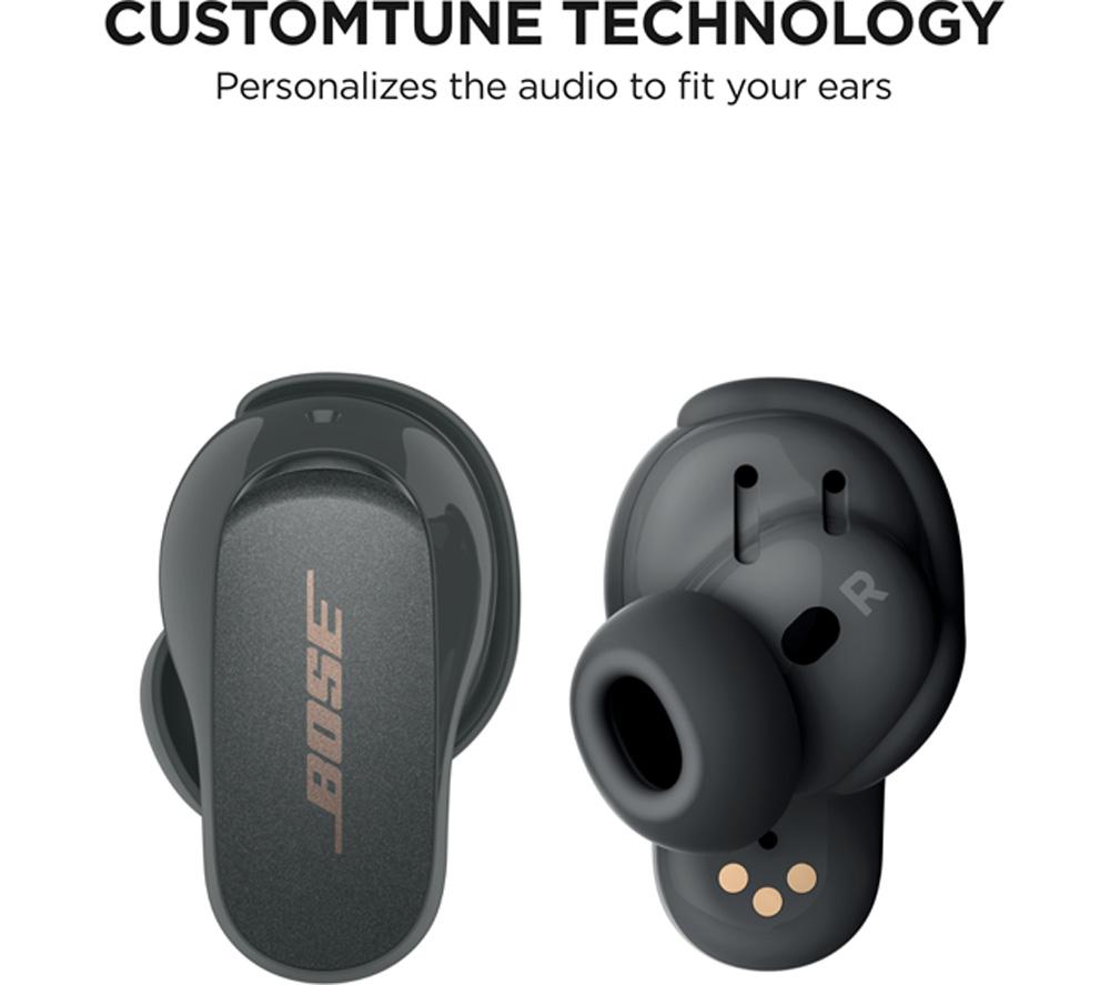 BOSE QuietComfort II Wireless Bluetooth Noise-Cancelling Earbuds - Eclipse Grey - image 3