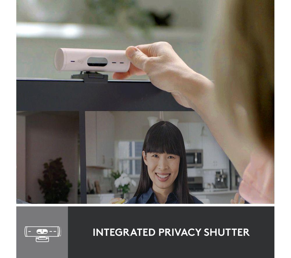 LOGITECH Brio 500 Full HD Webcam - Rose image number 6 of 11