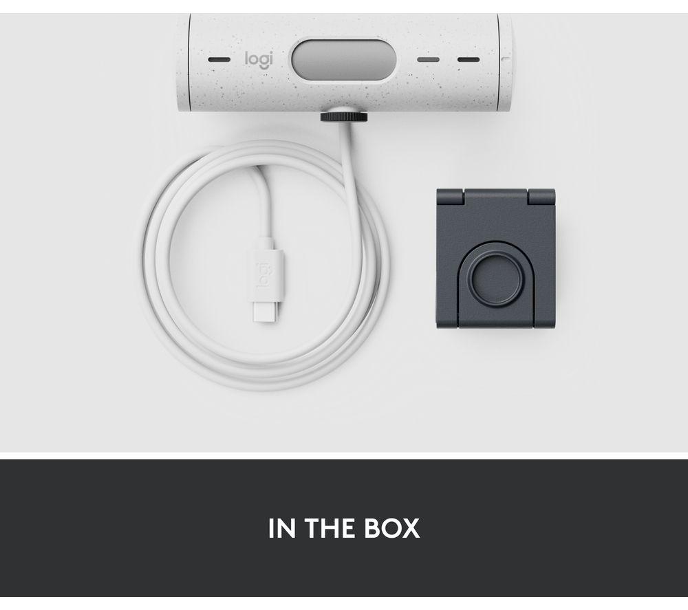 LOGITECH Brio 500 Full HD Webcam - Off-White image number 11 of 11