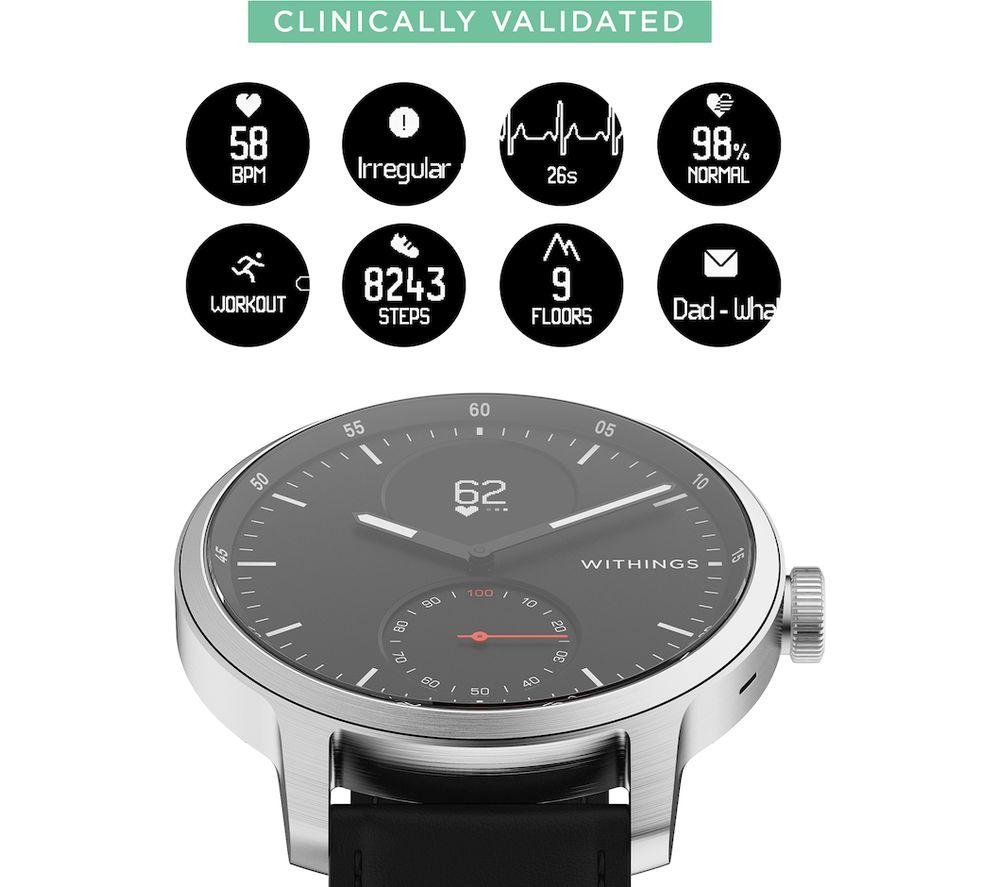 WITHINGS Scanwatch Hybrid Smart Watch - Black, 38 mm image number 2 of 4