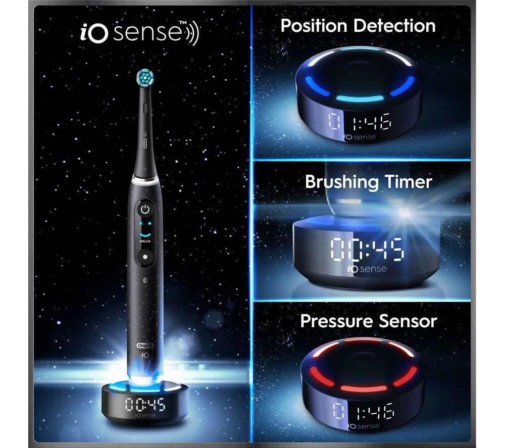 ORAL-B iO 10 Electric Toothbrush & Travel Charging Case - Black image number 2 of 21