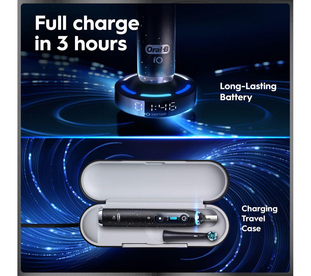 ORAL-B iO 10 Electric Toothbrush & Travel Charging Case - Black image number 4 of 21