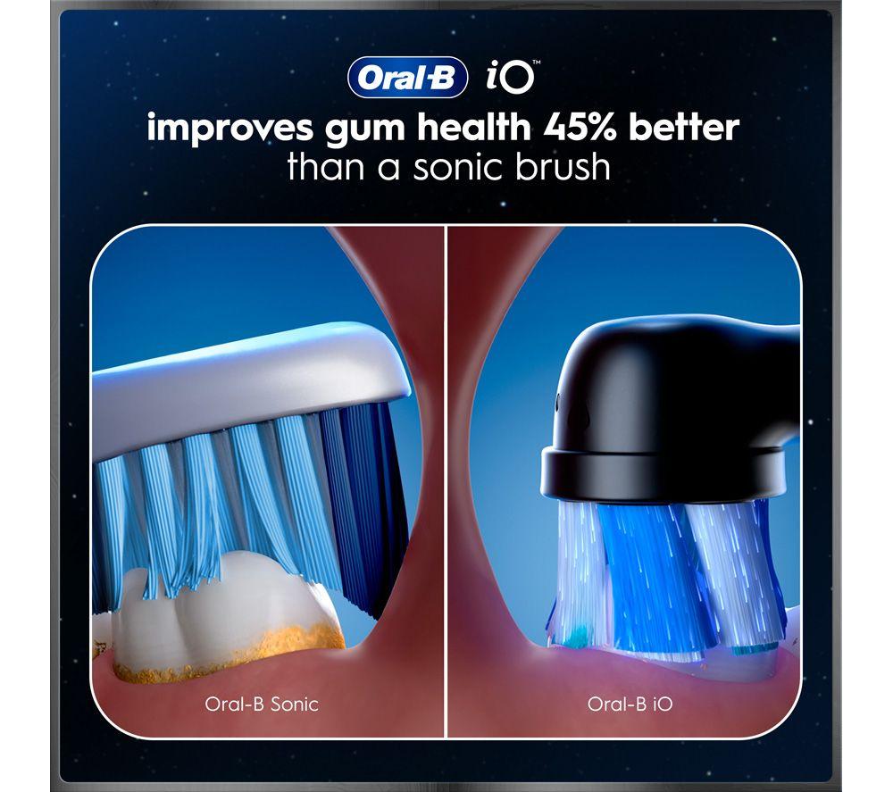 ORAL-B iO 10 Electric Toothbrush & Travel Charging Case - Black image number 6 of 21