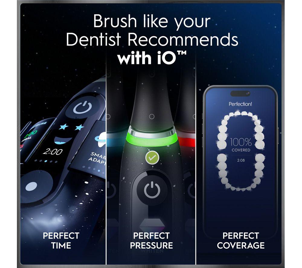 ORAL-B iO 10 Electric Toothbrush & Travel Charging Case - Black image number 7 of 21