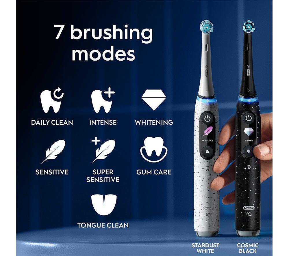 ORAL-B iO 10 Electric Toothbrush & Travel Charging Case - Black image number 17 of 21