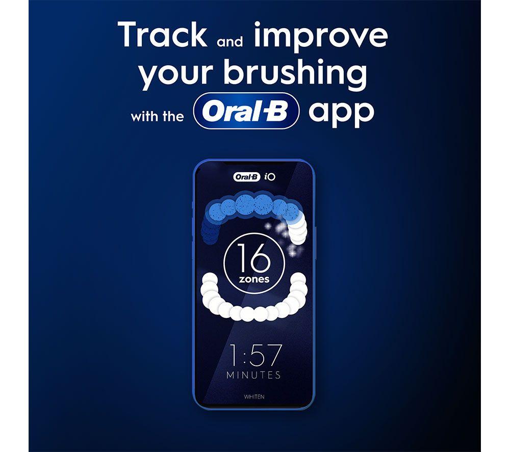 ORAL-B iO 10 Electric Toothbrush & Travel Charging Case - Black image number 18 of 21