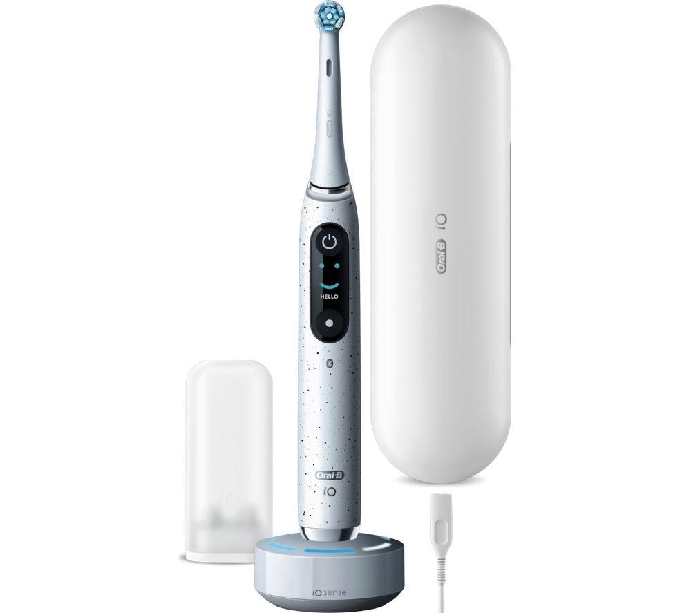 ORAL B iO Series 10 Electric Toothbrush - Stardust White, White
