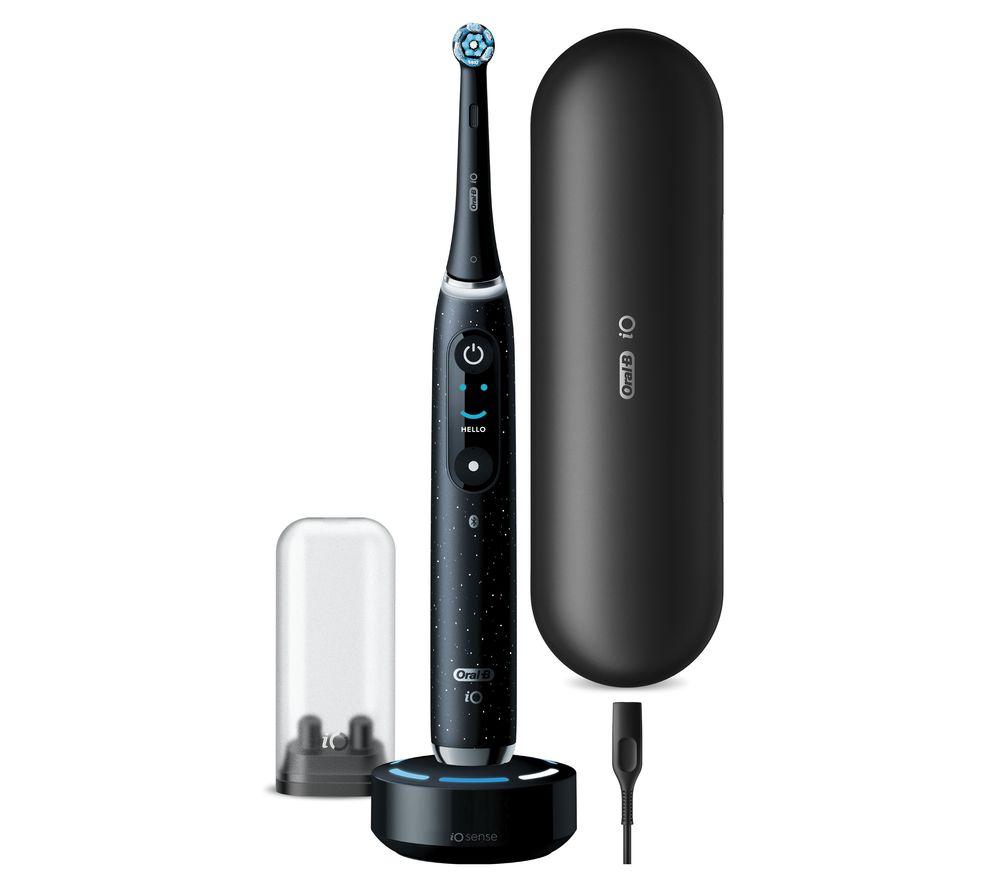 ORAL-B iO10 Electric Toothbrush + Charging Travel Case - Stardust White image number 4 of 21