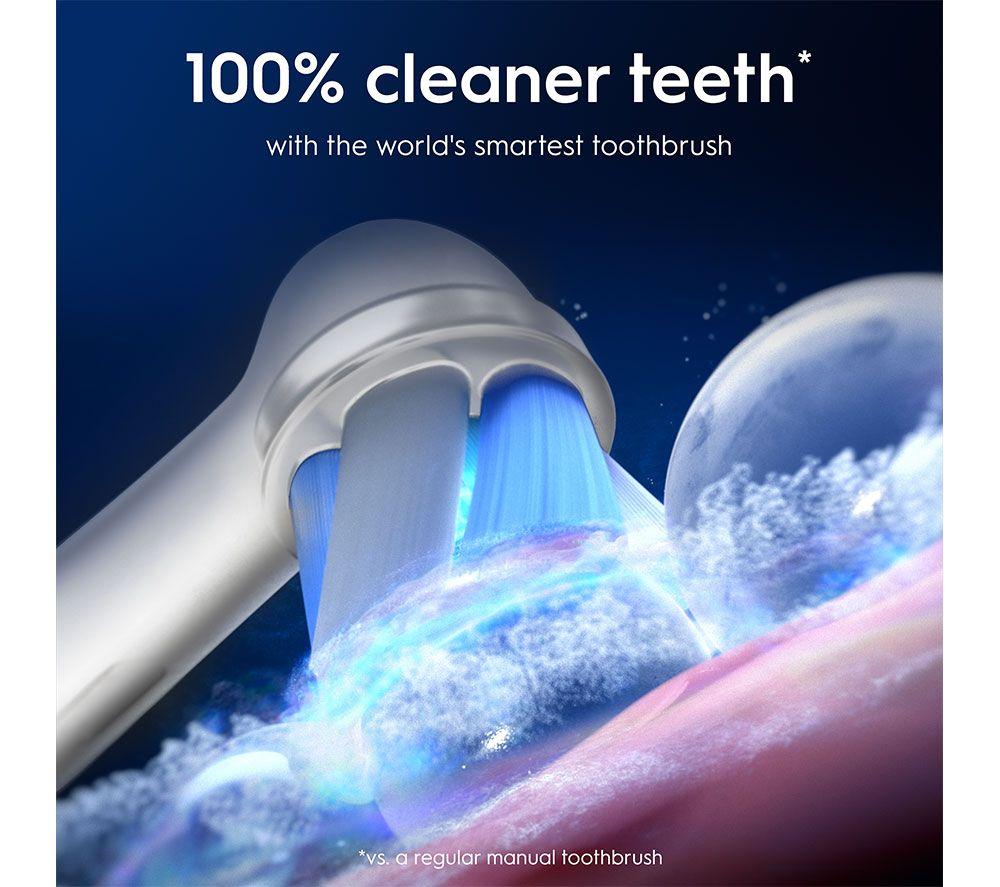 ORAL-B iO10 Electric Toothbrush + Charging Travel Case - Stardust White image number 20 of 21