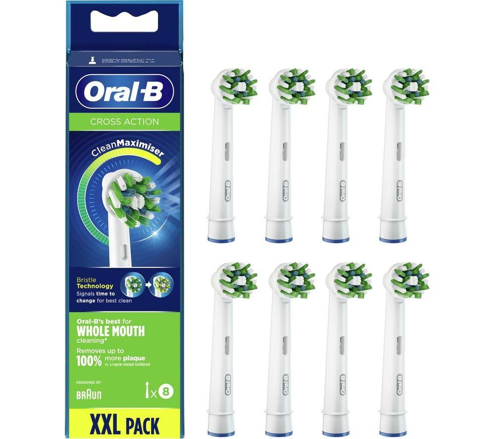 ORAL B CrossAction CleanMaximiser Toothbrush Head Pack of 8 review 9.