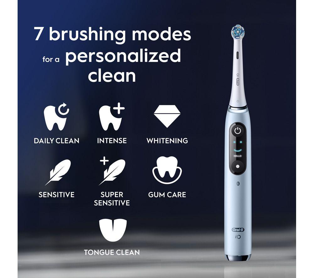 ORAL-B iO 9 Electric Toothbrush & Travel Charging Case - Blue image number 2 of 6