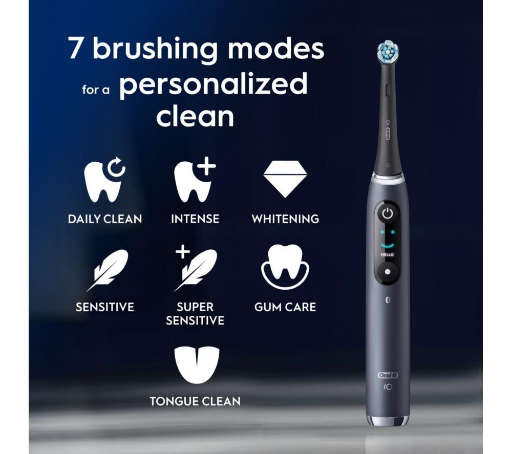 ORAL-B iO 9 Electric Toothbrush & Travel Charging Case - Black Onyx image number 11 of 37