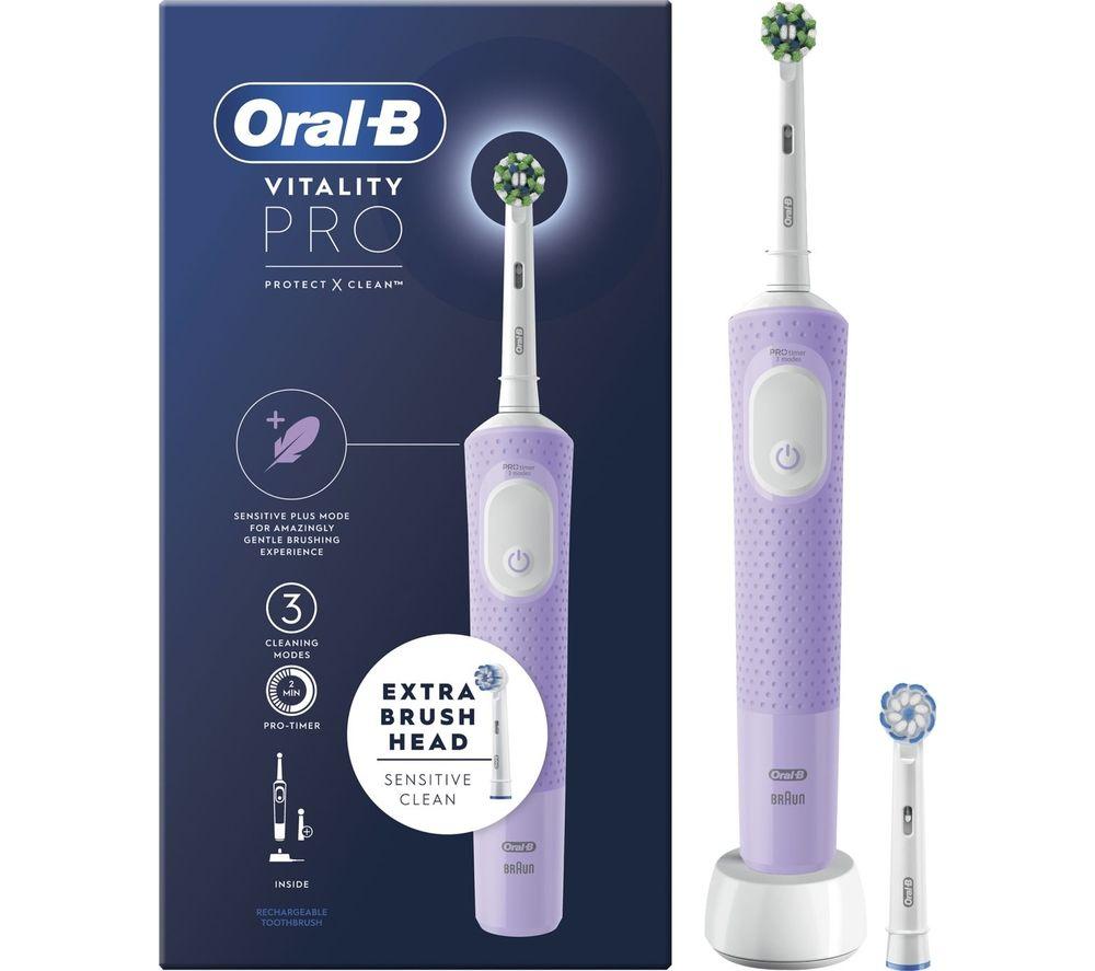 ORAL B Vitality Pro Electric Toothbrush - Lilac, Purple