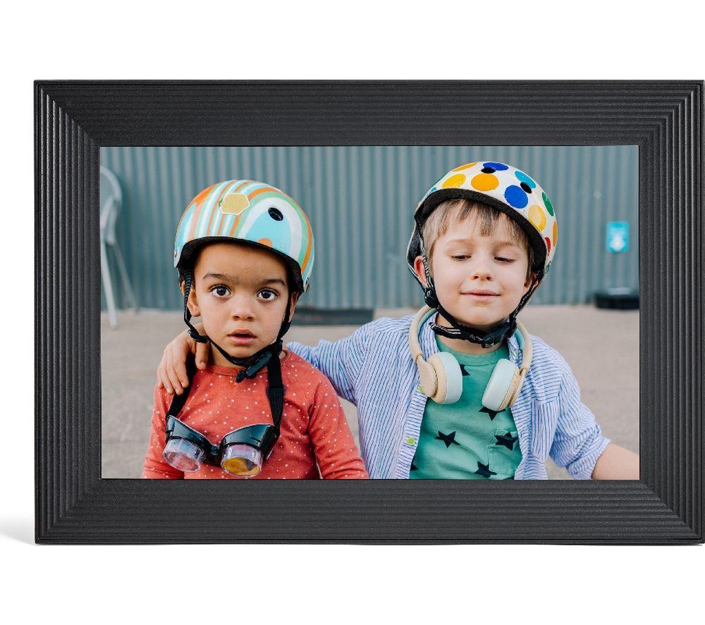 Image of AURA Carver 10.1" WiFi Digital Photo Frame - Grey, Silver/Grey