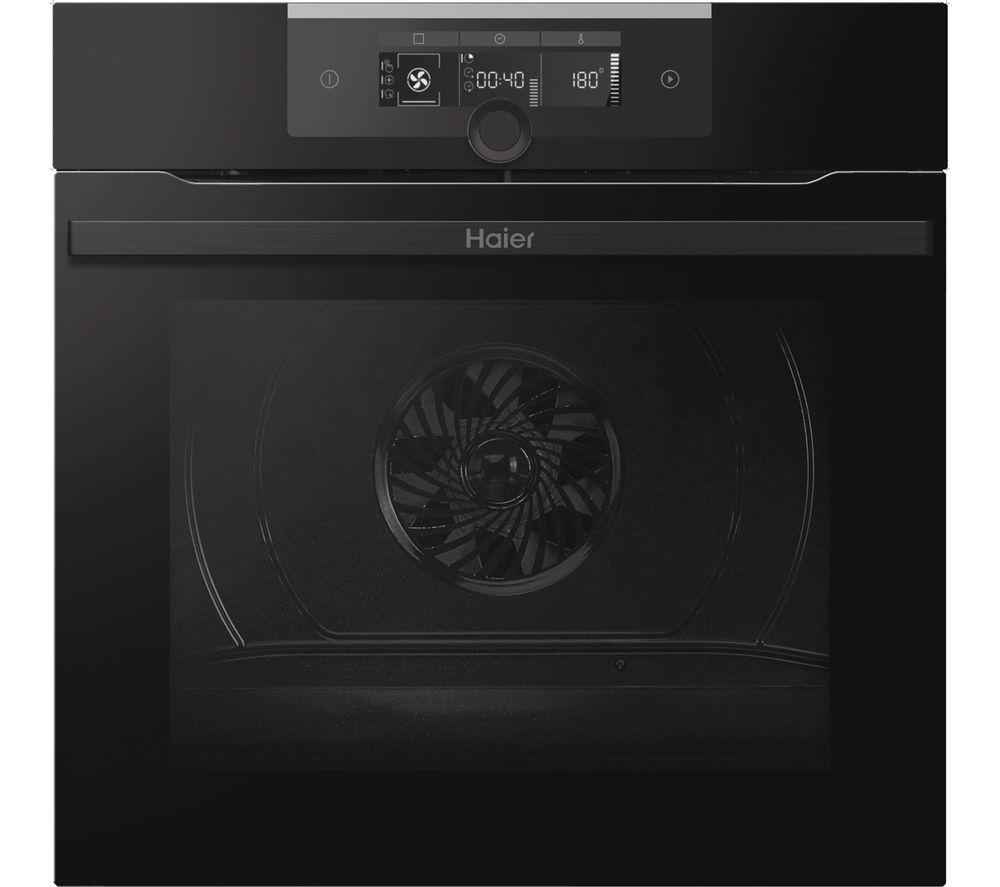 HAIER HWO60SM2F3BH Electric Steam Smart Oven - Black, Black